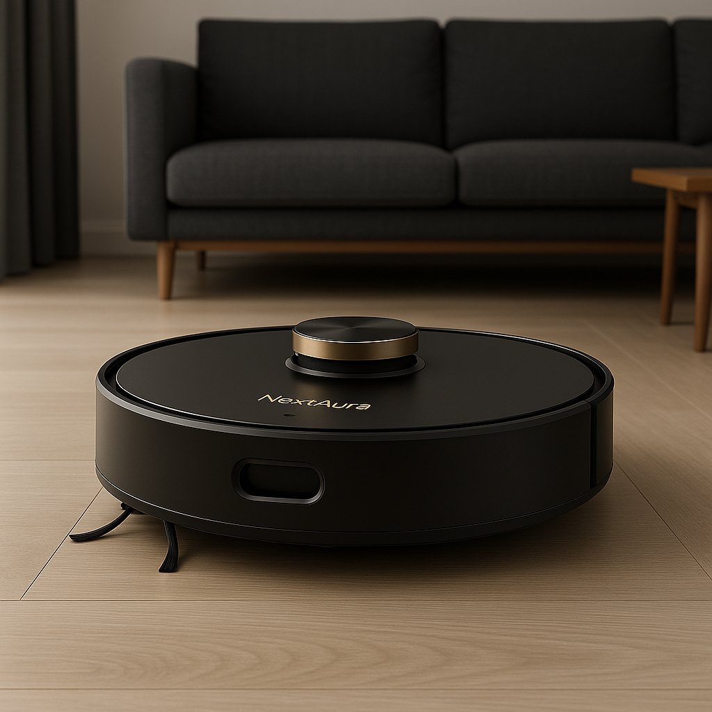 NextAura RobotVac Pro X – Slim Stofzuigen & Moppen