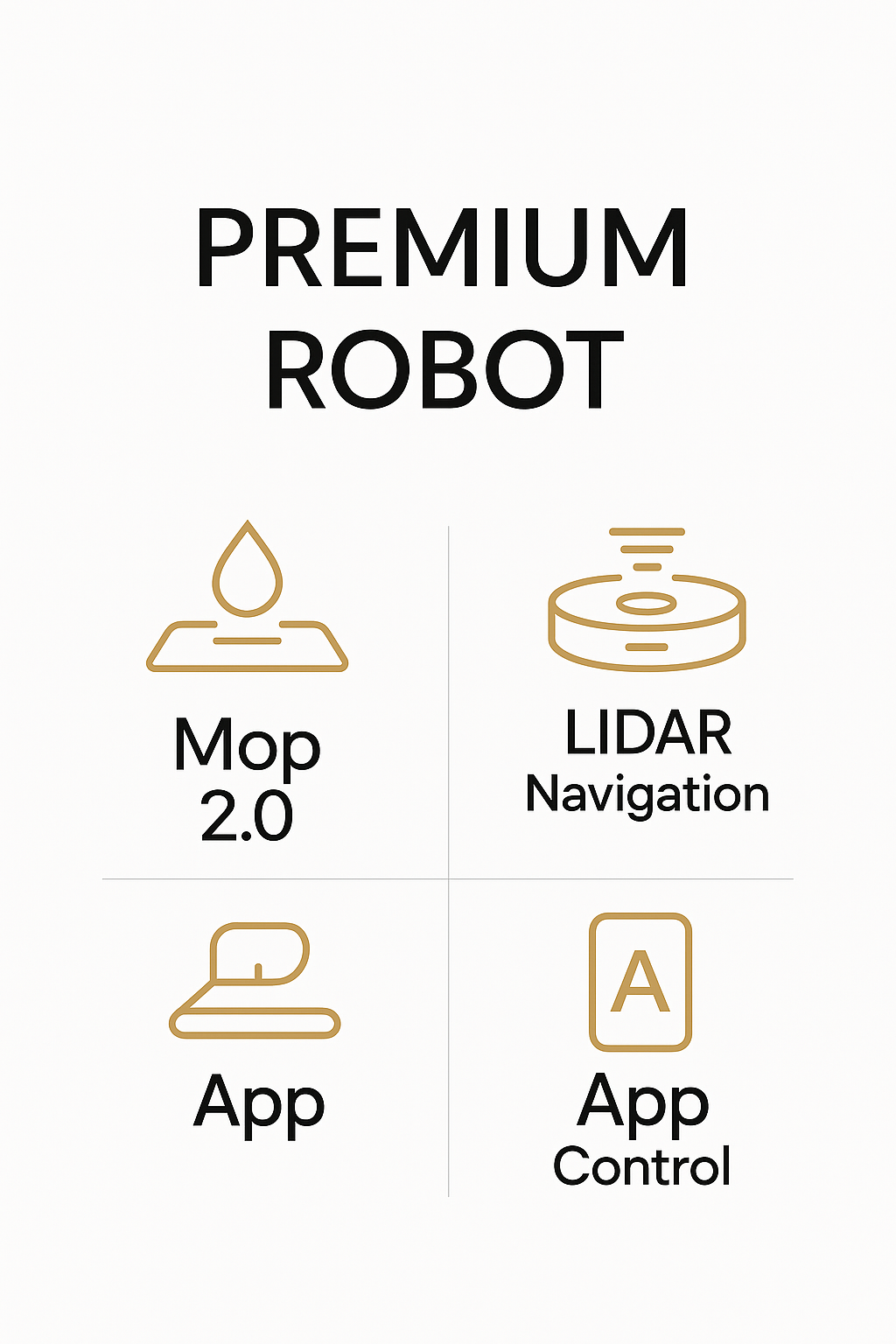 NextAura RobotVac Pro X – Slim Stofzuigen & Moppen