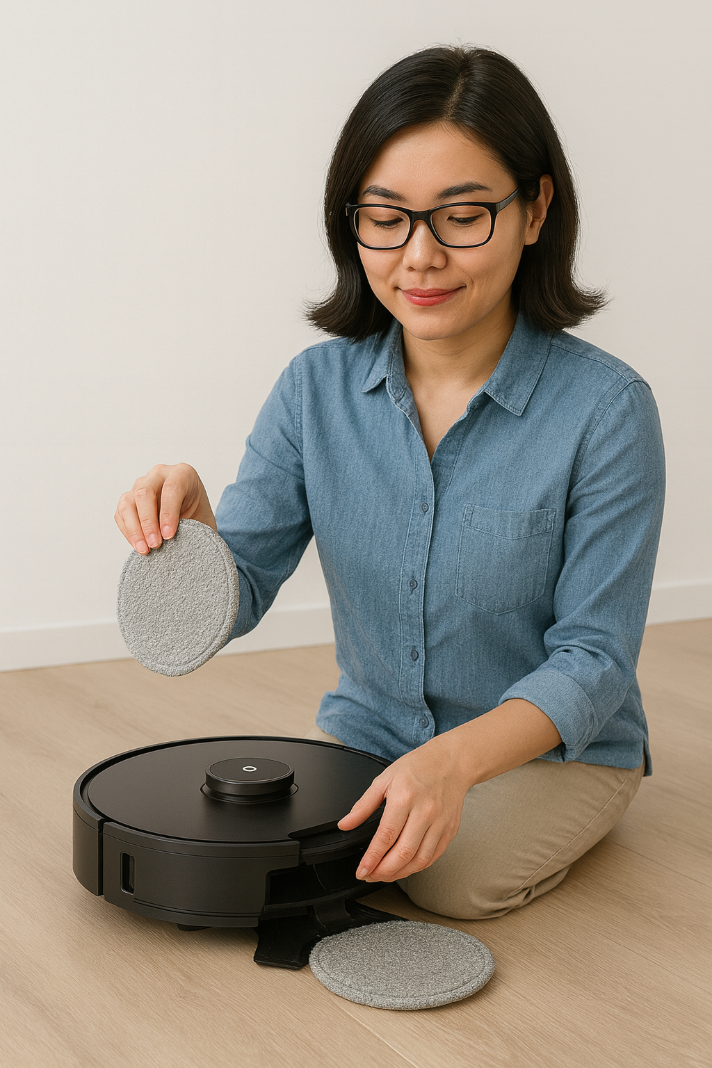 Vervangende dweilpads voor RoboSoft™ robotstofzuiger (set van 6)