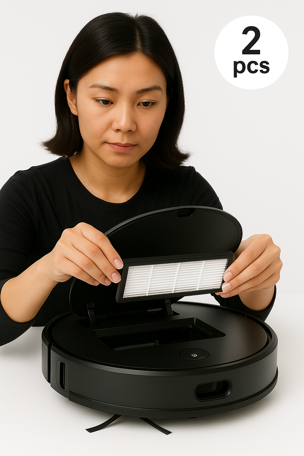 HEPA-filter set (2 stuks) voor RoboSoft™ robotstofzuiger