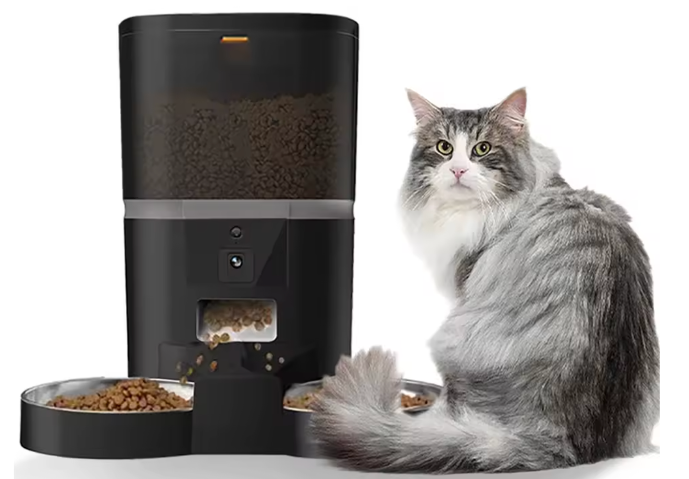 🐾 SmartFeed Pro 4L – Automatische Voerbak met Camera & App Besturing