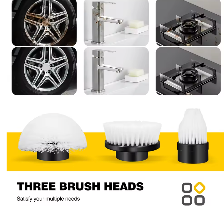 ElectroClean™ – Elektrische Reinigingsborstel 4-in-1 | USB-Oplaadbaar & Waterproof