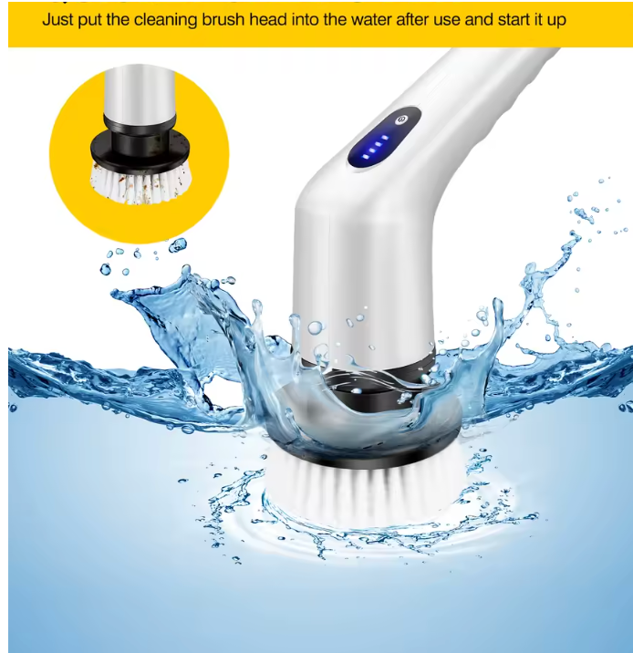 ElectroClean™ – Elektrische Reinigingsborstel 4-in-1 | USB-Oplaadbaar & Waterproof