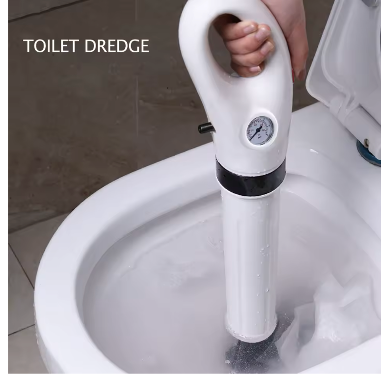 Hogedruk Afvoer Ontstopper – 4-in-1 Power Plunjer voor Toilet, Gootsteen & Afvoer | Zonder Chemicaliën | Professionele Resultaten