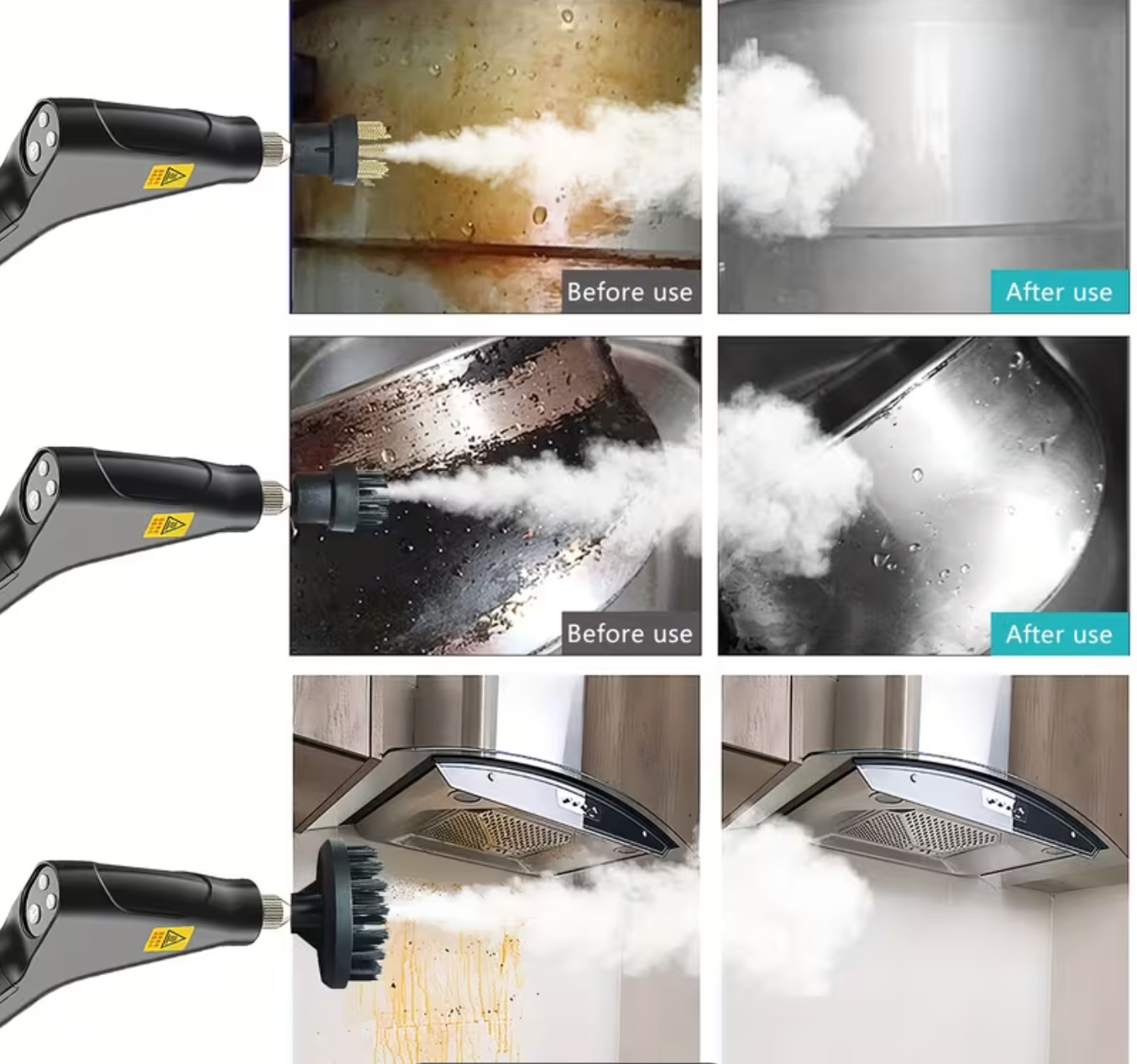 Smart Stoomreiniger Pro™ – 3-in-1 Deep Cleaning System
