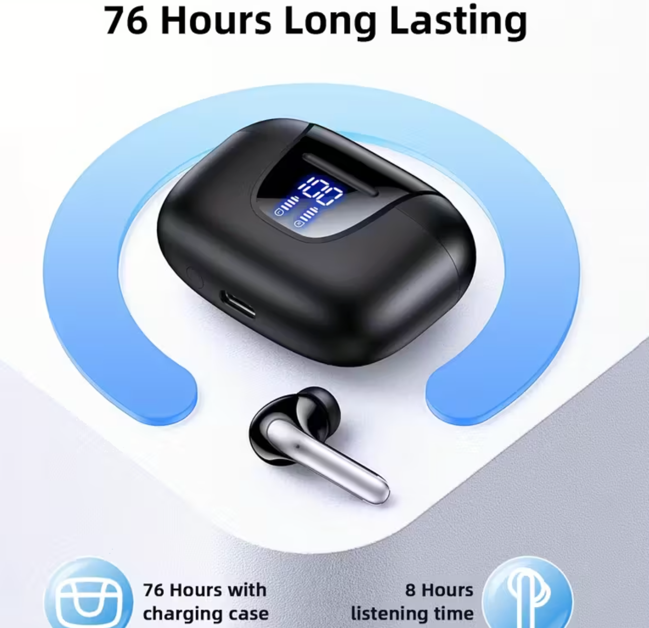 Premium Draadloze Oordopjes ANC™ – Bluetooth 5.3 Noise Cancelling